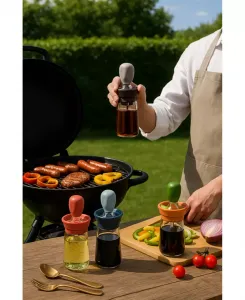 Дозатор для соуса из масла-гриль, зеленый Seamless Outdoors, green