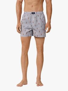 Боксеры из хлопка с принтом Harry Hackett London, Pack of 2, Ink Blue