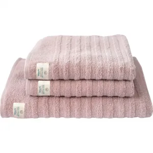 Набор полотенец Wecycled: 2 полотенца (50x100 см), 1 банное полотенце (70x140 см) Dyckhoff, сиреневый