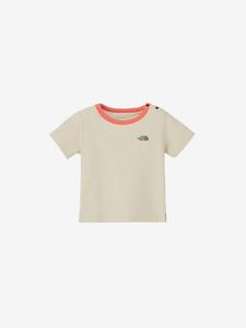 Футболка с коротким рукавом и ворсом (детская) The North Face, цвет Fossil Ivory