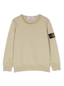 Stone Island Junior толстовка с нашивкой Compass, нейтральный цвет