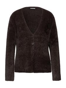 Вязаный кардиган STREET ONE, темно-коричневый
