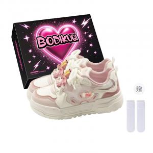 Boldi Kuki Низкие женские кроссовки для скейтбординга, розовые