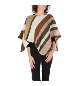 Вязаный пуловер-пончо Missoni, мультиколор