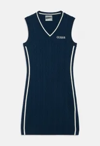 Платье-Свитер, мини-платье-джемпер Guess, Silk Blue