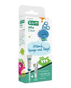 Упаковка геля от детских афт Aftaclear Gum