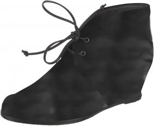 Женские ботильоны YDN с закругленным носком, на среднем клиновидном каблуке, шнуровка, стильные офисные туфли, размеры 4-15 US, Black