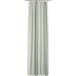 Штора 28066 с складками 1 шт. деталь. Тюль - складки 1:3 Wirth, зеленый