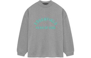 Хлопковая толстовка с логотипом Fear Of God Essentials, светло-бежевый