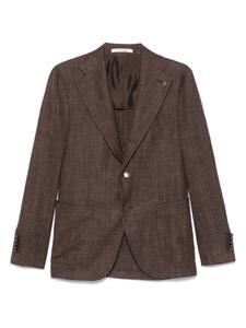 Блейзер с брошью Tagliatore, коричневый