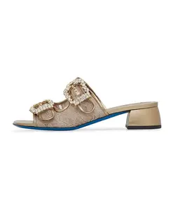 Мюли с декоративными аппликациями Loriblu, желтый