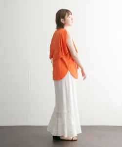 Блузка с рукавами, которые можно носить двумя способами Kbf, цвет Orange