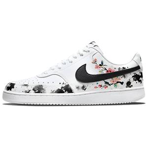 Court Vision 1 Magpie Friend Dreamy Branch устойчивые к истиранию низкие кроссовки для скейтбординга мужские Nike, черный/белый