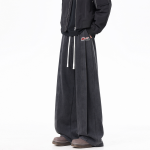 Вязаные спортивные штаны Unisex WARRIOR, черный (diy badge)