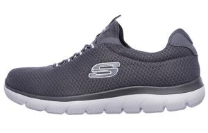 Кроссовки Skechers Summits Lifestyle Shoes Men Low-top Charcoal, серый/белый