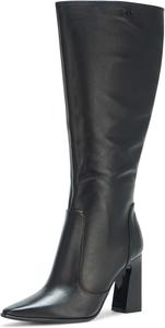 Женские сапоги DKNY Soryn до колена с массивным каблуком, Schwarz