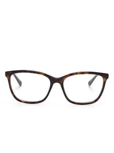 Chloé Eyewear очки в квадратной оправе, коричневый