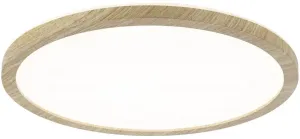 Светодиодная панель Paulmann "Atria Shine IP44 16W 3000K 293мм пластик дуб", 1 пламя, подсветка Ø 29,3 см, Высота: 3,0 см, цвет holzfarben