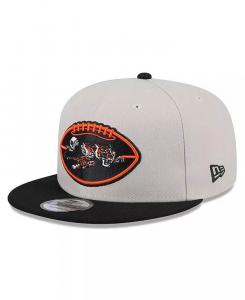 Мужская бейсболка-кепка Cincinnati Bengals 2024 Sideline Historic 9FIFTY цвета Stone/Black New Era