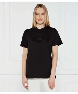 Футболка Regular fit Elisabetta Franchi, черный