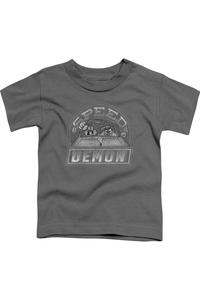 Футболка Looney Tunes Speed Demon с коротким рукавом для детей Gildan, Charcoal