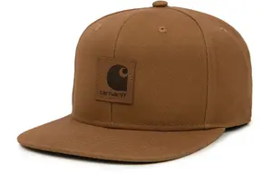 Хлопковая бейсболка Unisex Carhartt WIP, коричневый