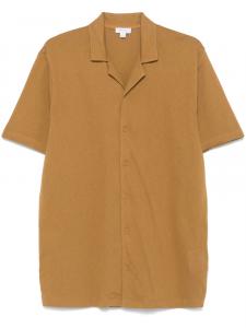 Рубашка Ривьера Sunspel, коричневый