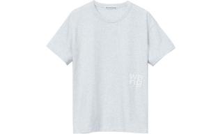 Футболка FW21 Regular женская серая Alexander Wang, серый