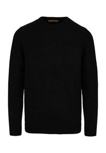 Мужской свитер из мериноса «Отара» normani, черный