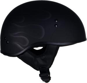 Шлем Hot Leathers с застежкой, черный