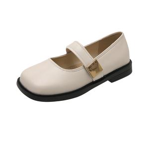 Alxnan Мэри Джейн туфли женские бежевые, цвет Beige