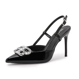 WECKER Стройные каблуки на высоком каблуке женские черные черные 8 см, цвет Black (8CM)