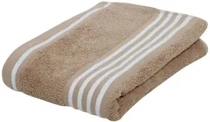 Полотенце Gözze "Рио", (1 шт.), с тонкой полосатой каймой 70х140 см (1 шт.), цвет nougat