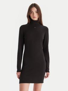 Вязаное платье slim fit Ess DW0DW21958 Tommy Jeans, черный