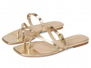 Сандалии Veronica Beard Marthe, Pale Gold Leather