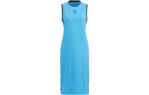 Женское синее платье без рукавов Adidas Neo