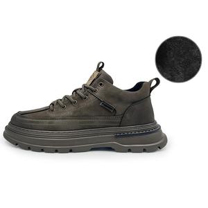 KYMOOU Мужские ботинки Martin, цвет хаки/черный