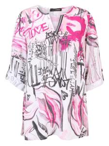 Блуза Doris Streich, Powder/Dark pink