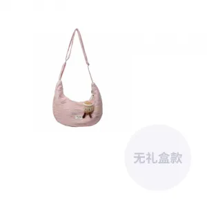 DCLOUD Нейлоновая сумка-слинг через плечо, Pink+Avocado