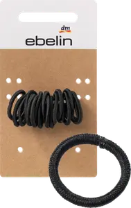 Резинки для волос мини черные 18 шт. ebelin