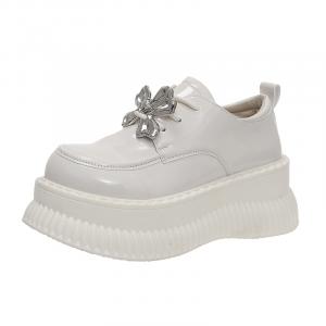 Повседневные однобортные туфли женские Xingdiman, Ecru
