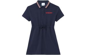 Детское платье Burberry Kids, цвет Blue