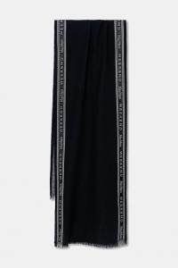 Шарф abaldi из шерсти с добавлением шерсти Weekend Max Mara, темно-синий