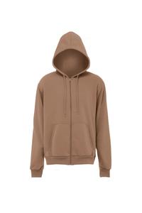 Толстовка с капюшоном на молнии MO Zip-Up Hoodie, светло-коричневый