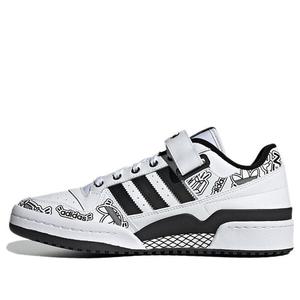 Кроссовки оригиналы форум низкий Adidas, черный