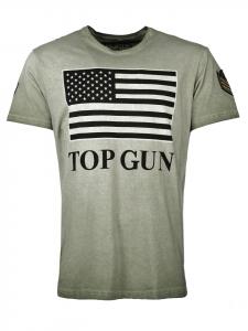 TOP GUN Футболка T-Shirt Search TG20191024 in military green