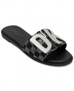 Women's Waltz Flat Sandal DKNY, черный
