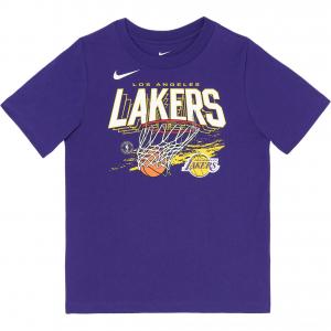 Футболка nba los angeles lakers детская Nike, фиолетовый
