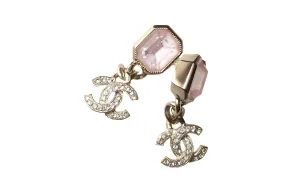 CHANEL Серьги женские золотые/розовые