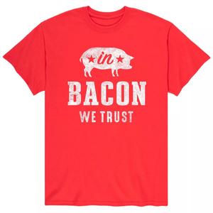 Мужская футболка с беконом We Trust Licensed Character